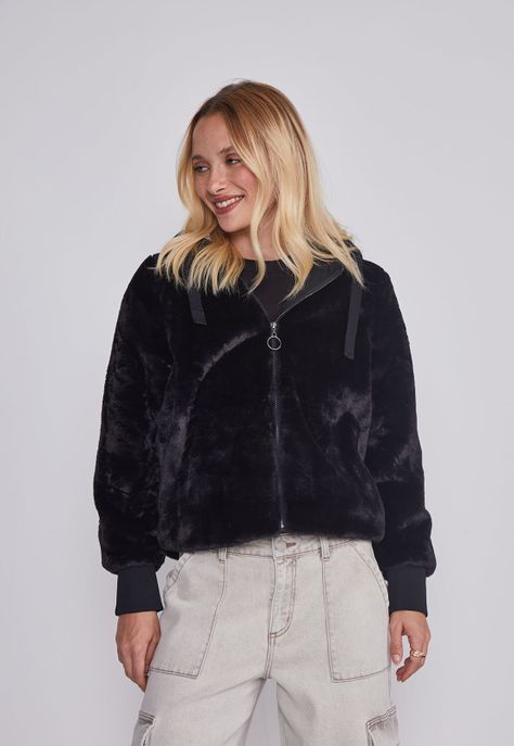Polar Mujer Con Cierre Negro Sioux-0