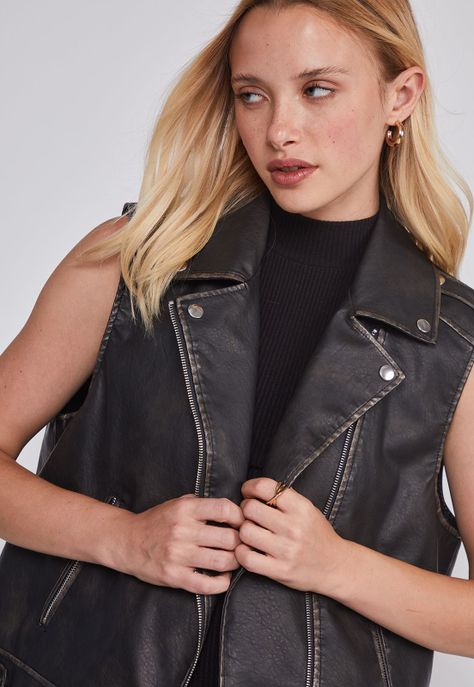 Chaqueta Mujer Lavado Negro Sioux-1