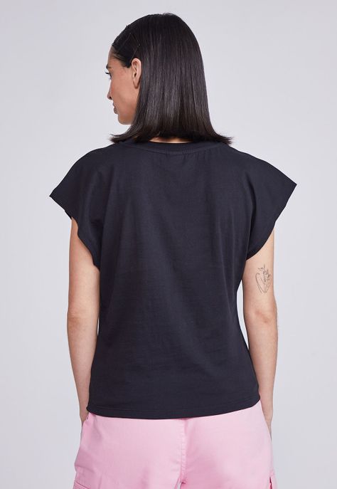 Polera Mujer Print Ojo Negro Sioux-2