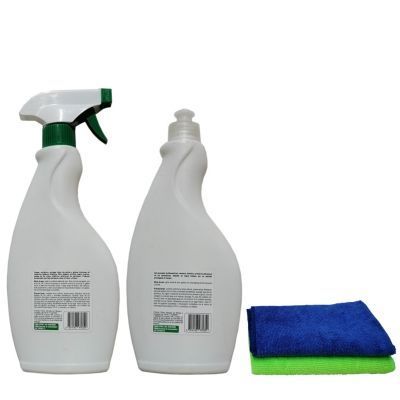 Lavado En Seco Interiorwash Renovador Neumáticos más 2 paños Microfibra-1