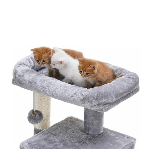 Rascador Casa de Gato Color Gris Modelo CAT756-5