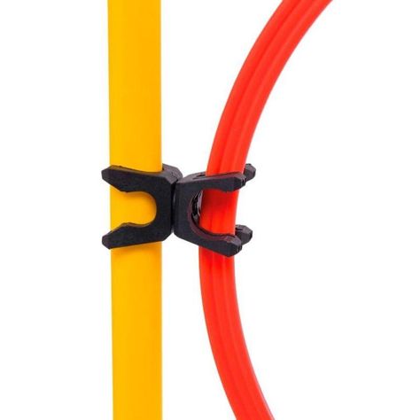 Circuito de agilidad – 7 vallas con base + 2 aros + clips – MK-860-2-3
