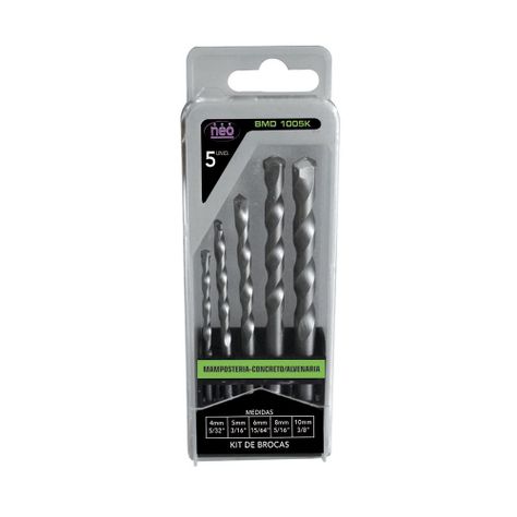 Set De 5 Broca Concreto Bmd 1005 K-0