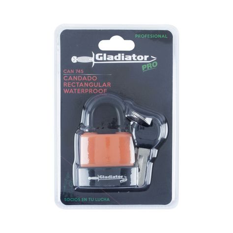 CANDADO RECTANGULAR WATERPROOF 45mm GLADIATOR-6