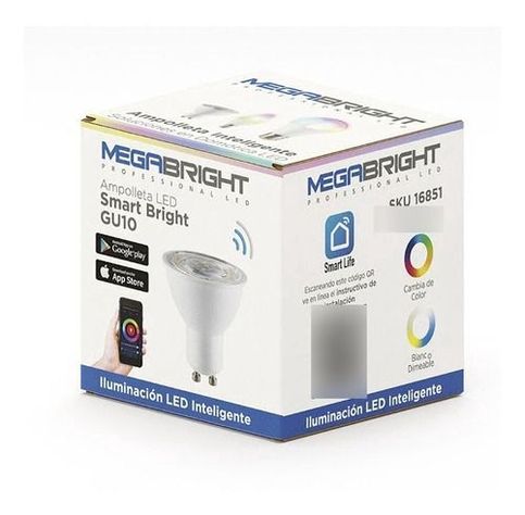 Ampolleta Smart Wifi Inteligente Dicroico Gu10 Google Alexa-2