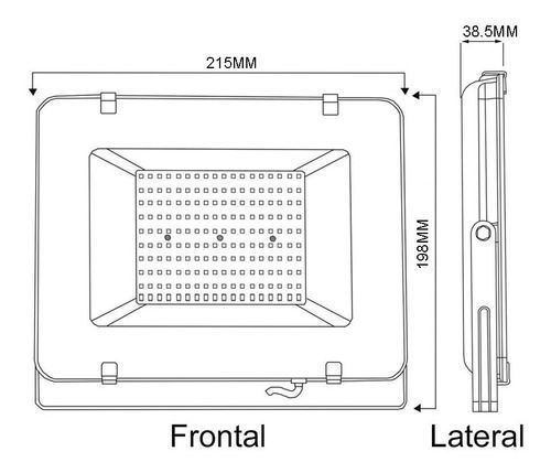 Foco Proyector De Área Led Thin Light 100w Smd 6000k-1