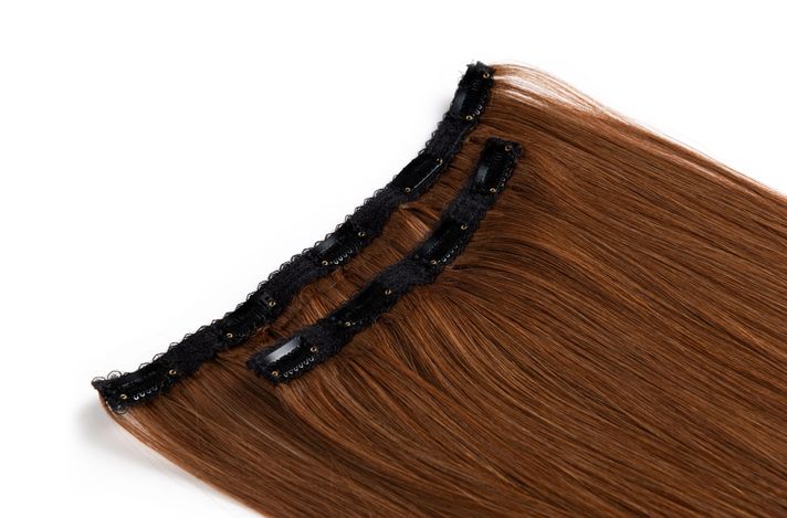 Extensiones de cabello 45cm Castaño medio-1