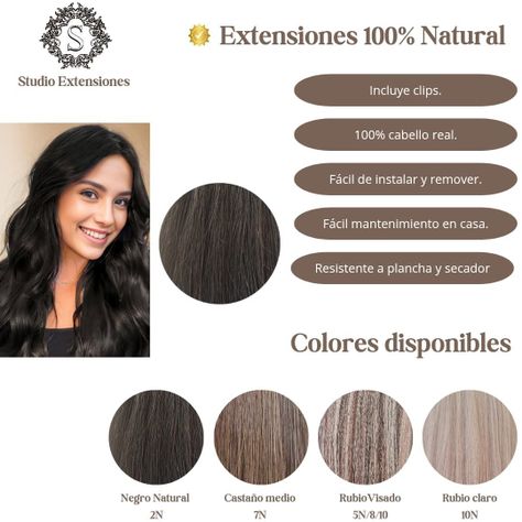 Extensiones de cabello 50cm Negro natural-2