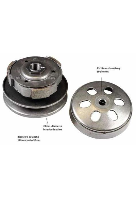 Embrague Completo Gy6 Motor Scooter-0