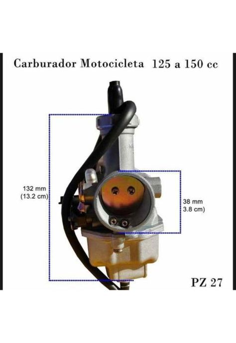 Carburador Motocicleta 125 A 150cc (pz-27) Tipo Cg-3