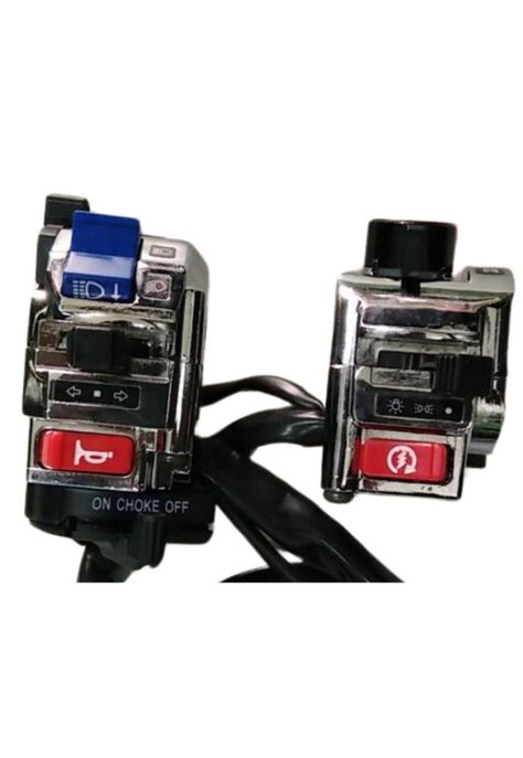 Set De Comandos Para Chopper Cromados 22 Mm-1