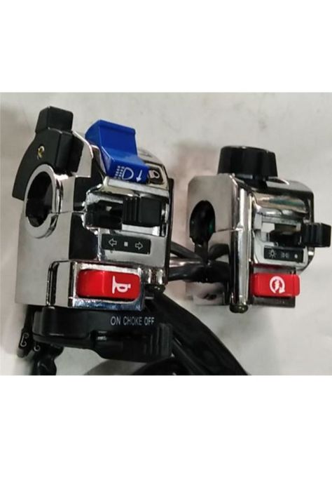 Set De Comandos Para Chopper Cromados 22 Mm-2