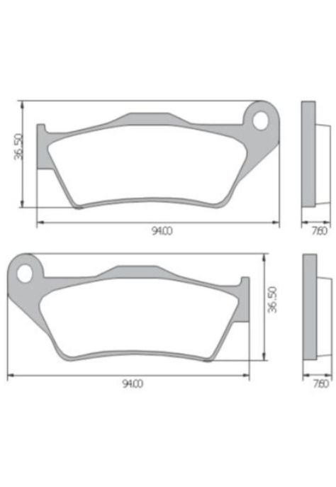 Pastillas de Freno Delantera Honda Tornado Xr 125 / Xr 150 / Xr 190 / Xr250 / Xr300-1