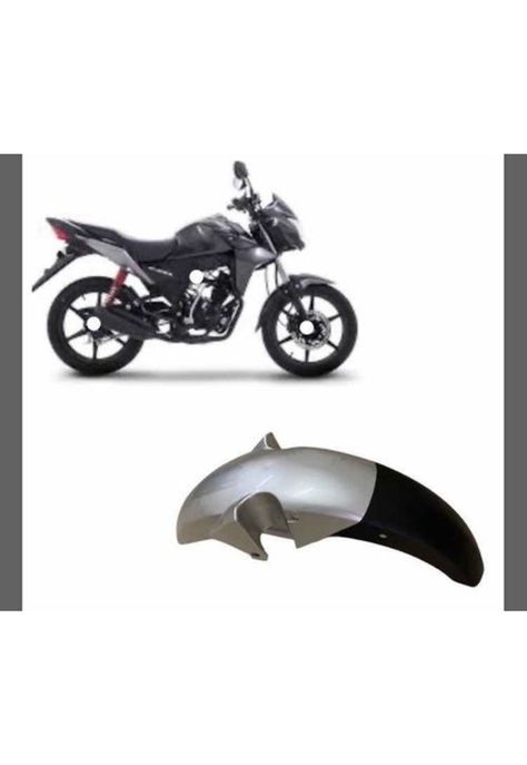 Tapabarro Delantero Honda Cb1 Gris-0