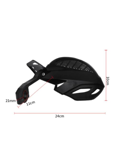 Cubre Puños Para Motos Negros-3