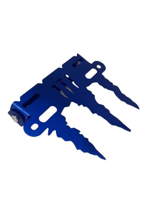 Porta Patente Ajustable Universal Para Moto Azul-0