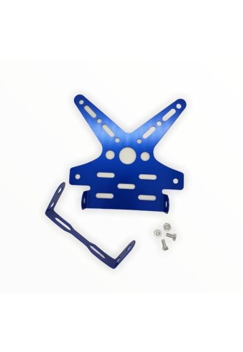 Porta Patente Ajustable Universal Para Moto Azul-2