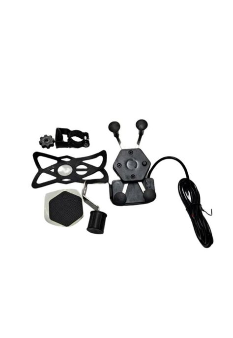 Porta Celular Para Moto Con Cargador Usb-0