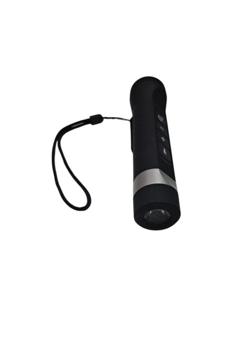 Linterna Con Radio Bluetooth Para Bicicleta-0
