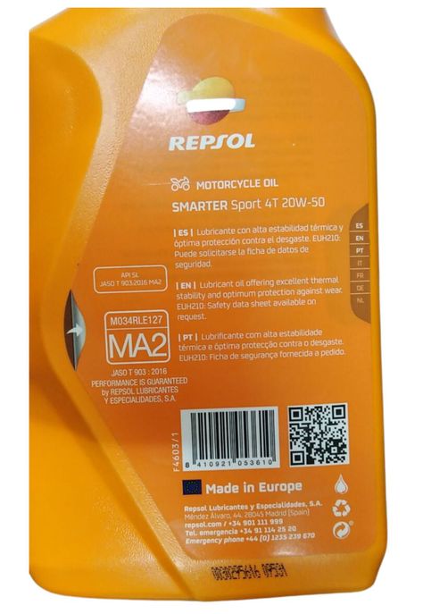 Aceite Repsol Semisintetico 20w50 Smarter-5