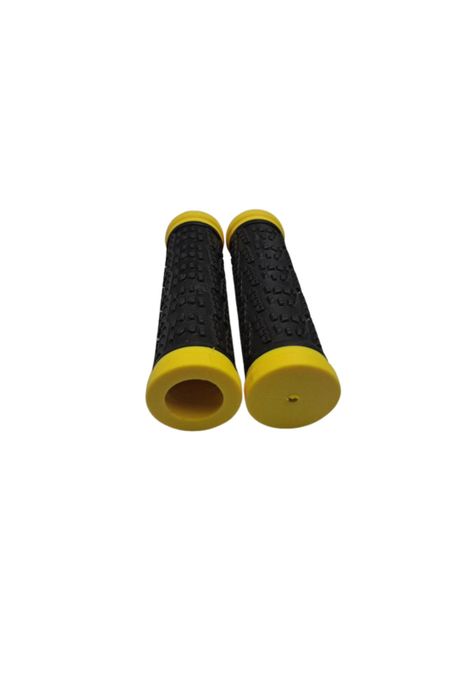 Puños De Goma Para Bicicleta Amarillo-1