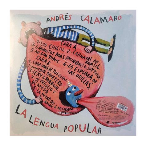 VINILO ANDRES CALAMARO/ LA LENGUA POPULAR - 1LP-1