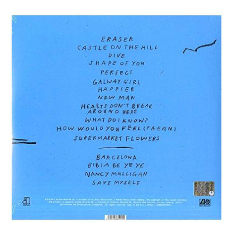 VINILO ED SHEERAN / DIVIDE 2LP-1