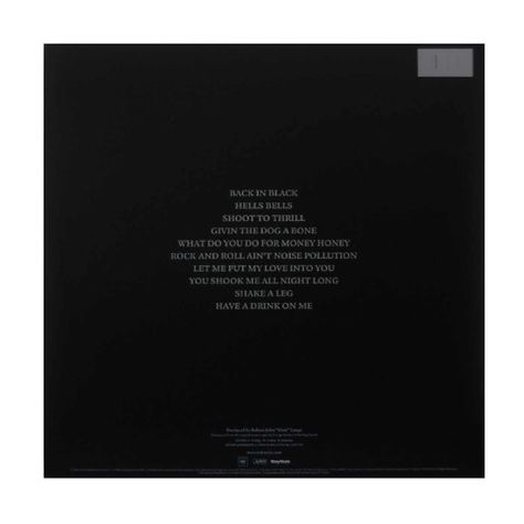 VINILO AC/DC/ BACK IN BLACK 1LP-1