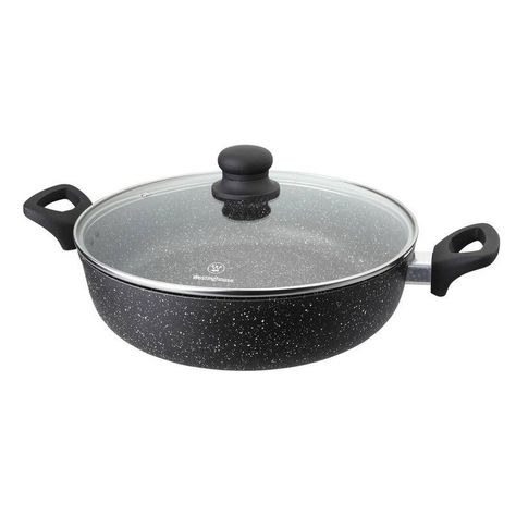 Cacerola Wh/ Con Tapa Marmol Negro 36 Cm-0