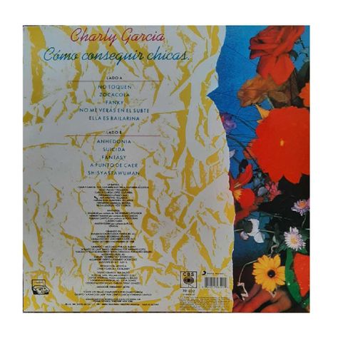 VINILO CHARLY GARCIA/ COMO CONSEGUIR CHICA 1LP-1