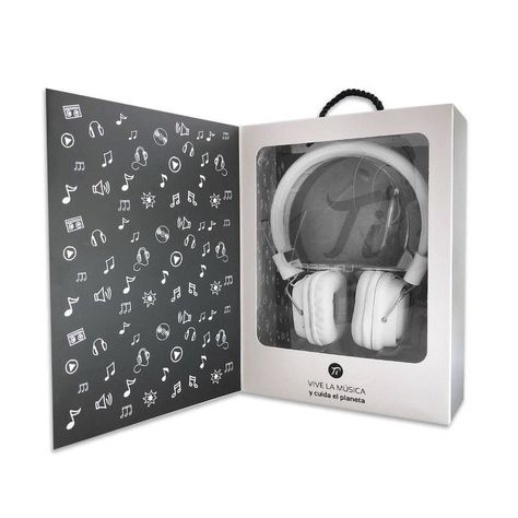 Audifono Pi/ Luxus Bt On Ear White-1