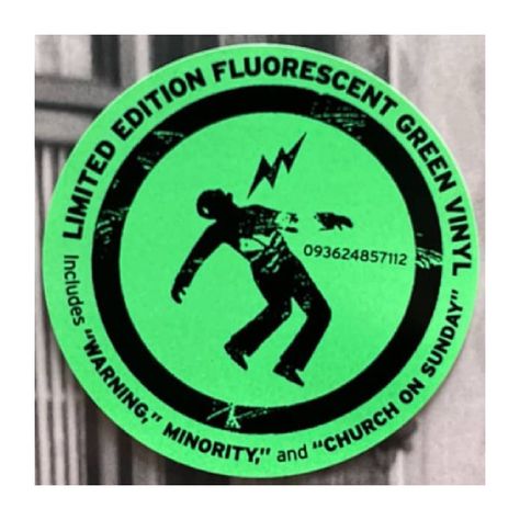 VINILO GREEN DAY/ WARNING: (FLUORESCENT GREEN VINYL) 1LP-1