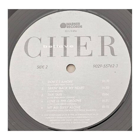 VINILO CHER/ BELIEVE 1LP-1