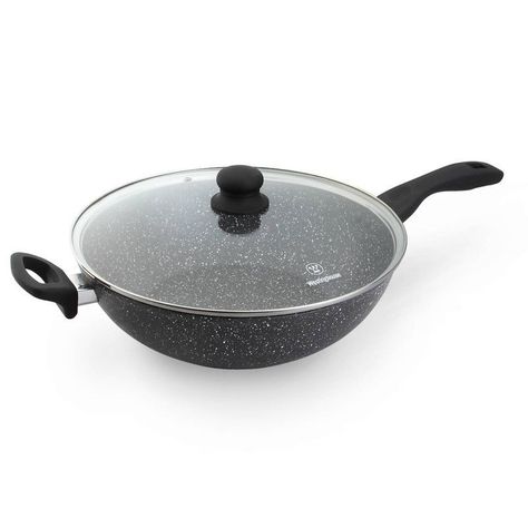 Wok Wh/ Con Tapa Marmol Negro (+ Bolsa) 32 Cm-0