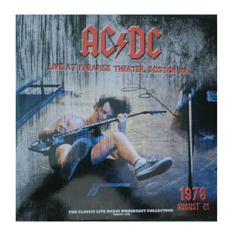VINILO AC/DC/ LIVE AT PARADISE THEATER BOSTON 1978 (CLEAR VINYL) 1LP-0