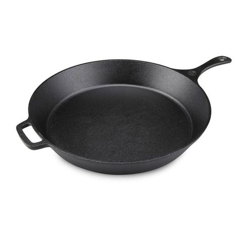 Sarten Wh/ Curada De Hierro Fundido 38 Cm-0