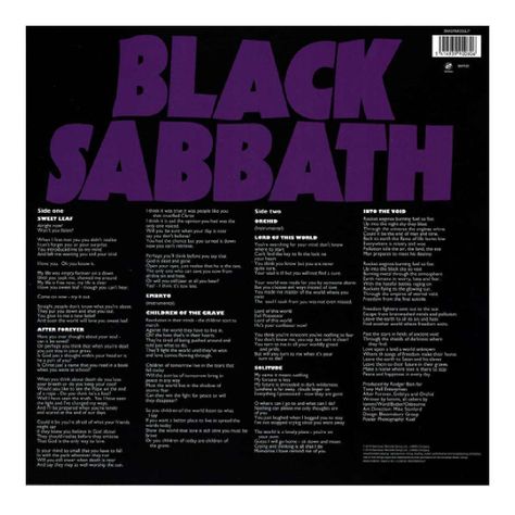 VINILO BLACK SABBATH/ MASTER OF REALITY 1LP-1