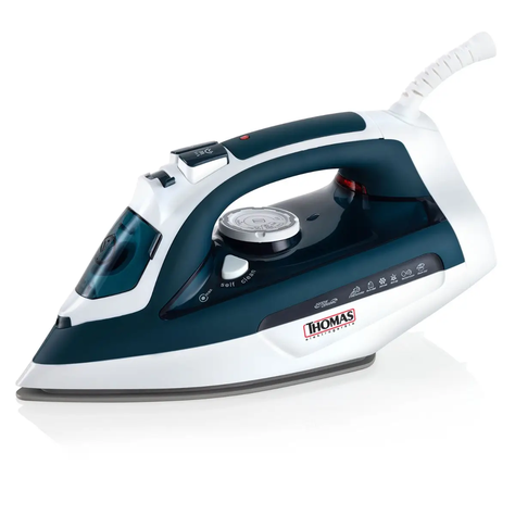 Plancha Thomas Th-7355 Cerámica Color Azul-6