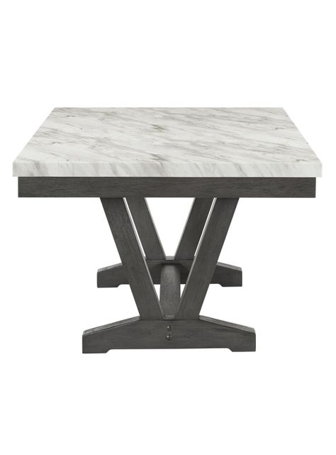 Juego de Comedor 6 Sillas Moderno Rodeus Mármol DC4093-1
