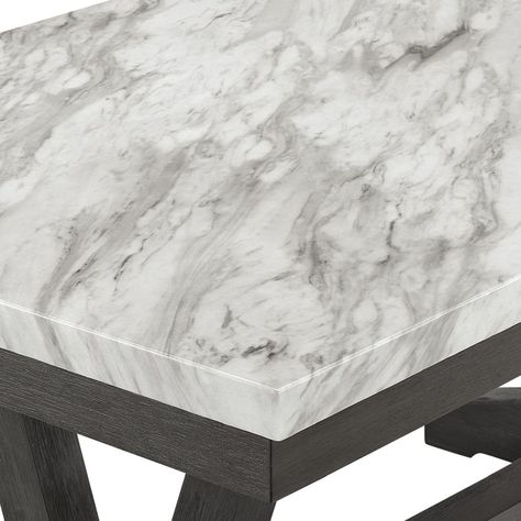 Juego de Comedor 6 Sillas Moderno Rodeus Mármol DC4093-5