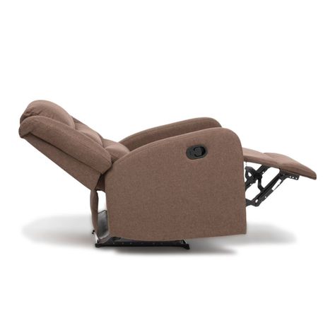 Berger Reclinable de Lino Marrón Daniels 98014-3