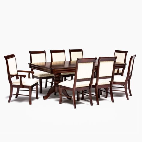 Mesa Comedor + 8 Sillas Ternara Daniels D1889-6			-0