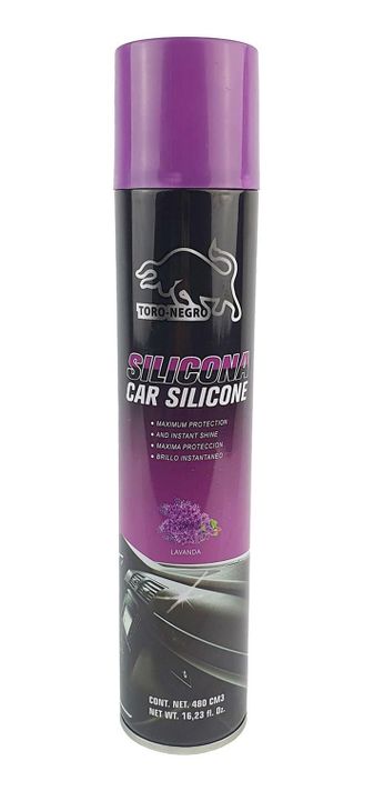 Silicona Spray Tablero Aroma Lavanda Toro Negro-0