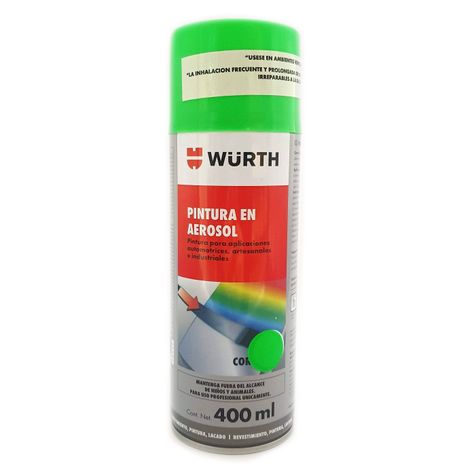  PINTURA SPRAY VERDE FLUOR 400 ML (VERDE BRILLANTE)-1