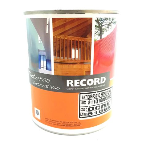 ANTICORROSIVO OCRE   1/4   RECORD-0