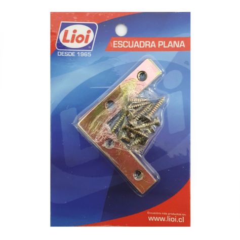 ESCUADRA PLANA 2 1/2" ZINCADO LIOI-0
