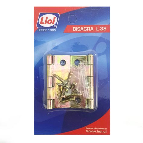 2 SET  BISAGRAS  L-38   2"  ZINC 2 UNID  LIOI-0