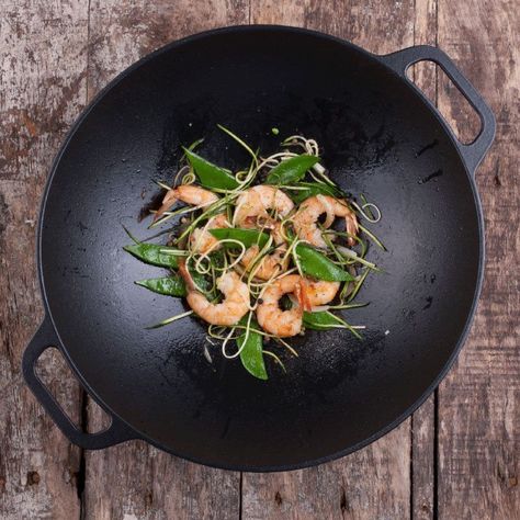 Wok de Hierro Fundido Esmaltado 36.4 cm-1