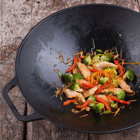 Wok de Hierro Fundido Esmaltado 36.4 cm-2