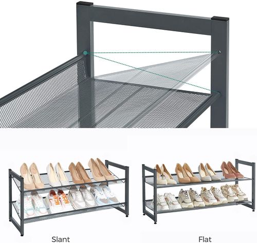 Zapatero / Estante Ajustable de 2 Niveles.-3